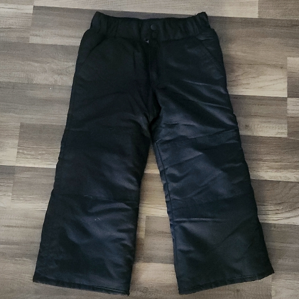 Falls Creek Black Insulated Snow Pants Size 4/5 Unisex